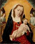 Master of the Saint Ursula Legend - Virgin and Child with Two Angels
